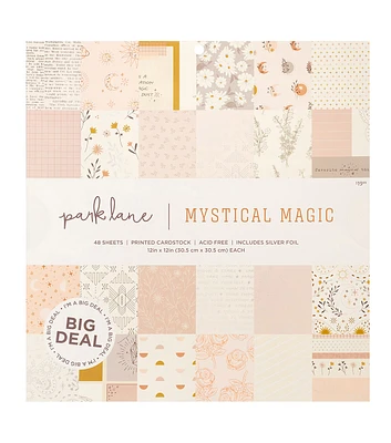 48 Sheet 12" x 12" Mystical Magic Cardstock Paper Pack by Park Lane