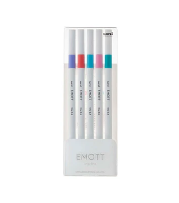 EMOTT Fineliner Pen Set #5 Candy Pop Color 5 Colors