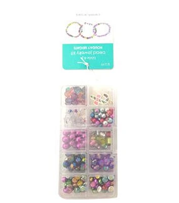 2.7oz Holiday Brights Iridescent Bead Kit by hildie & jo