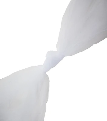 Solid White Decor Tulle Fabric