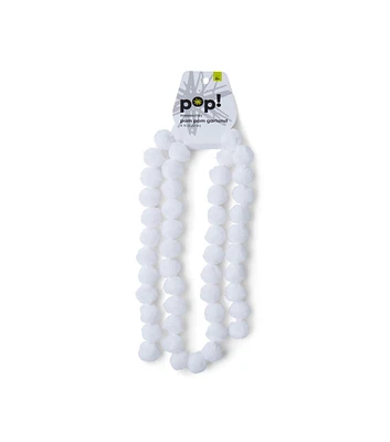 4ft White Acrylic Pom Pom Garland by POP!