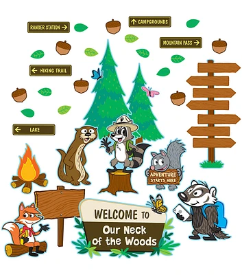 Teacher Created Resources 71ct Our Neck of the Woods Bulletin Board Set