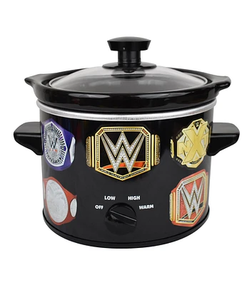 Uncanny Brands WWE Championship Belt 2 QT Slow Cooker