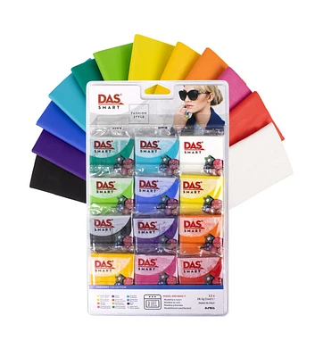 DAS 1oz Harmonic Colors Smart Modeling Clay 12pc