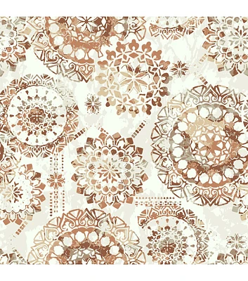 RoomMates 20.5" x 16.5' Bohemian Medallion Peel & Stick Wallpaper