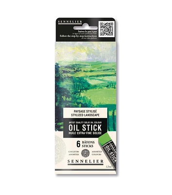 Sennelier 6ct Mini Landscape Oil Sticks