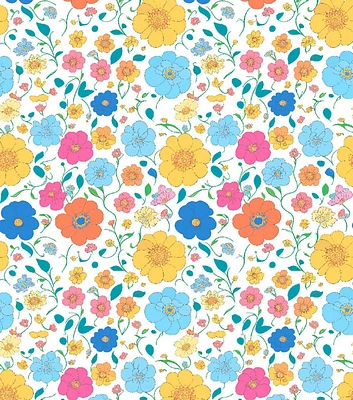 20212510 2 MULTI COLOR FLORAL ALLOVER