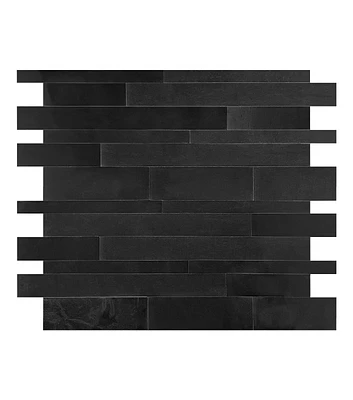 Oblong Peel & Stick Decorative Tile - Black