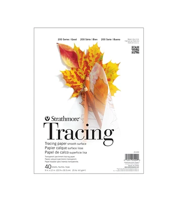 Strathmore Tracing Paper Pad 200 Series 9" x 12" 40 Sheets