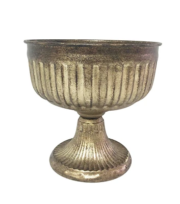 8" Aged Brass Container by Bloom Room