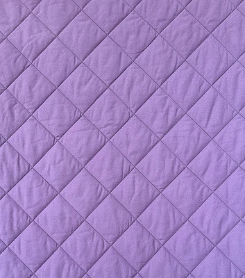 Eddie Bauer Solid Purple Sportswear Quilted Fabric