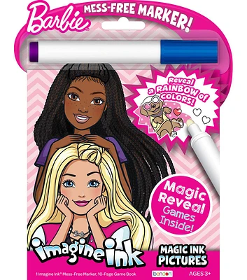 Bendon 10 Sheet Barbie Imagine Ink Coloring Book & Marker