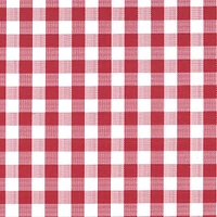 Tablecloth Vinyl 54" Gingham Check Red