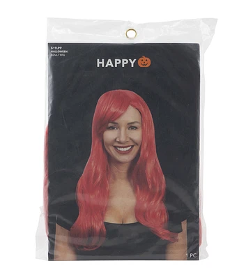 12" Halloween Red Wig by Happy