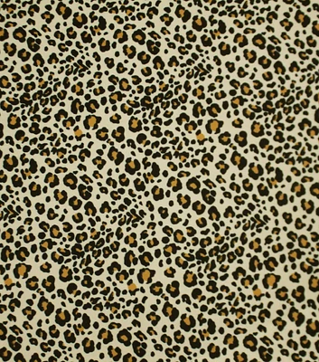 Cheetah Print Suede Fabric by The Witching Hour