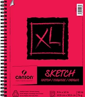 Canson XL 9''x12'' 100 Sheets Spiral Sketch Pad