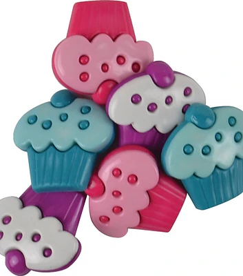 Favorite Findings 6ct Cupcake Party Novelty Buttons