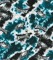 Fabric Traditions Philadelphia Eagles Tie Dye NFL Cotton Fabric