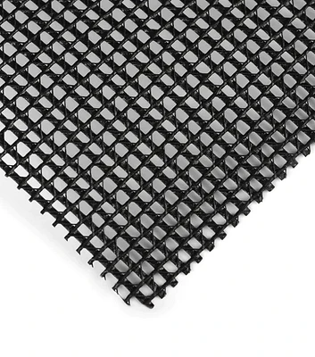 Rochford Black Heavy Duty Vinyl Industrial Mesh Fabric