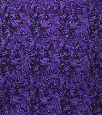 Purple Ocean Depths Quilt Cotton Fabric by Keepsake Calico