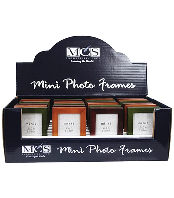 MCS Frames Jewel Tone Wood Frames 24pk