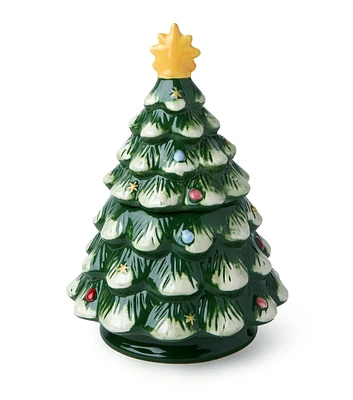 13" Retro Christmas Tree Cookie Jar by Place & Time