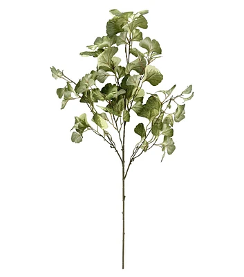 36" Green Gingko Biloba Leaf Stem by Bloom Room