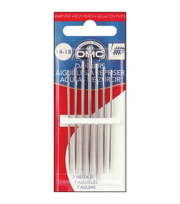 DMC Darners Hand Needles 7Pcs Size /18