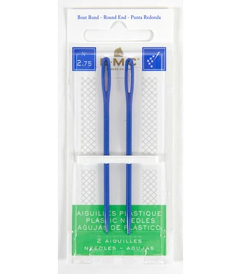 DMC Plastic Hand Needles 2 3/4" 2 Pkg