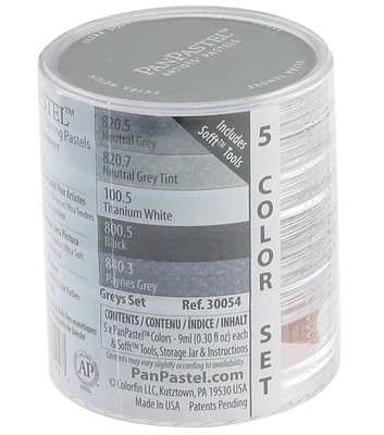 PanPastel 5 Color Grays Set