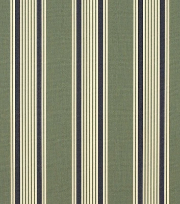 Sunbrella Premium Ashford Forest Awning Stripe Outdoor Fabric