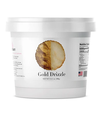 Cake Craft's Metallic Cookie Drizzle Gold