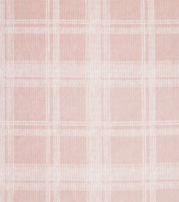 Pink Plaid Luxe Fleece Fabric