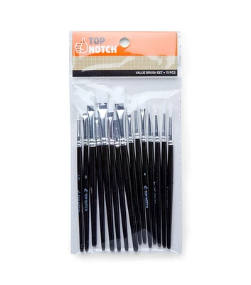 15ct Sparkle Handle Brushes by Top Notch