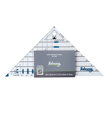 10" x 5" Super Flying Geese Triangle Ruler by Fabany