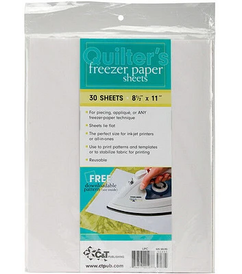 Quilter's Freezer 8.5" x 11" Paper Sheets 30pk