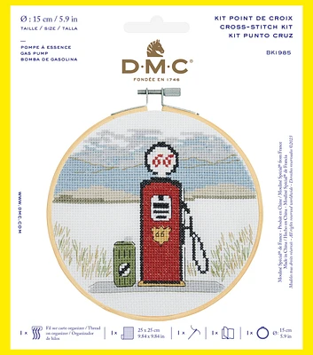 DMC 6" Gas Pump Cross Stitch Kit