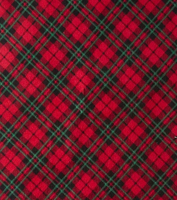 2YD BLACK RED GREEN PLAID FLNL