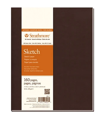 Strathmore Soft Cover Sketch Journal Book With 160 Pages 7.75"x9.75"