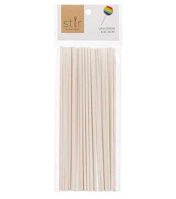 8" Lollipop Sticks 25pk by STIR