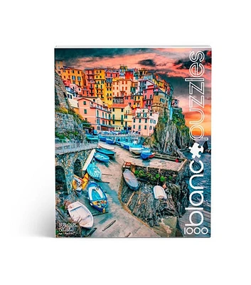 Buffalo Games 20" x 27" Blanc Cinque Terre Skies Jigsaw Puzzle 1000pc