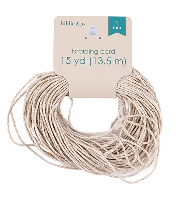 15yd White Hemp Cord by hildie & jo