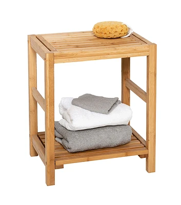 Honey Can Do Bamboo Spa Bench