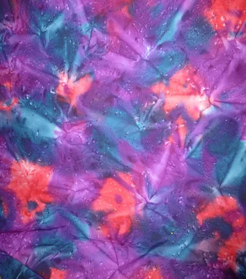 Purple Galaxy Batik Cotton Fabric