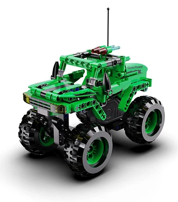 12" Green Monster Toy off Roader Pull Back