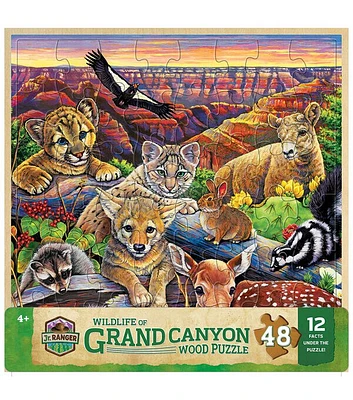 MasterPieces 12" x 12" Wood Wildlife of Grand Canyon Jigsaw Puzzle 48pc