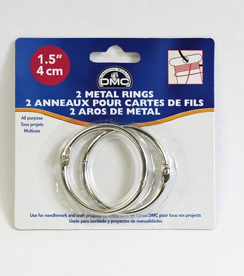 Metal Rings 1-1/2" 2 Pkg