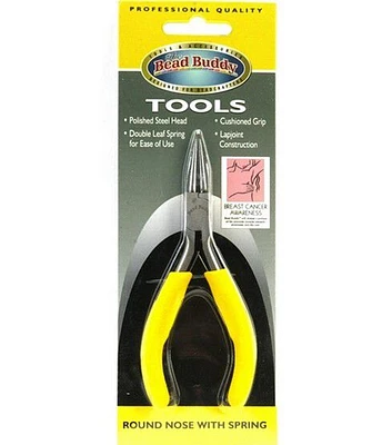 Bead Buddy Round Nose Pliers with Spring