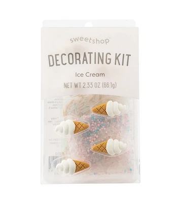 Sweet Shop 7 Icing & 2 Sprinkle Ice Cream Decorating Kit