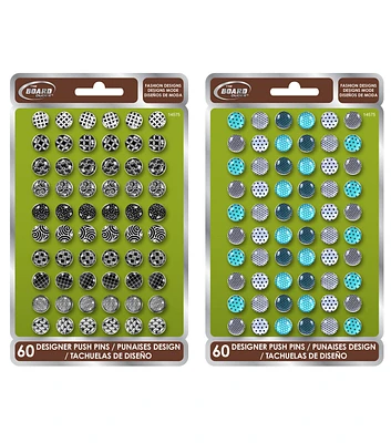 60Ct Push Pins Designer